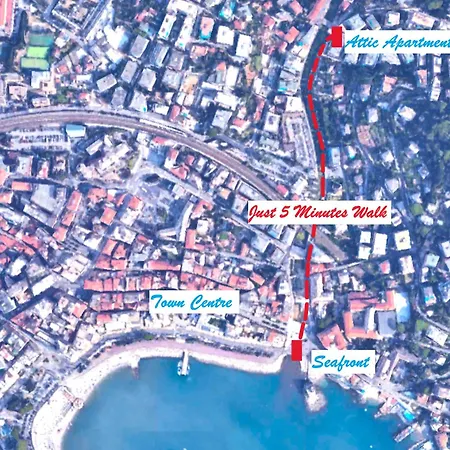 Attic Apartment, Air Conditioning, Fast Wifi Rapallo