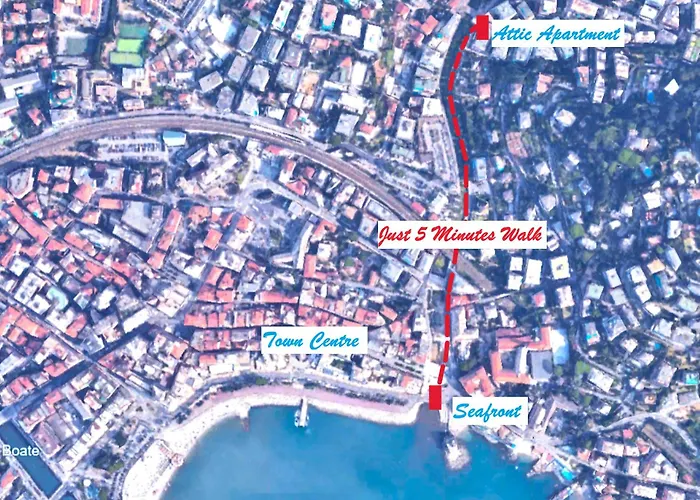 Attic Apartment, Air Conditioning, Fast Wifi Rapallo